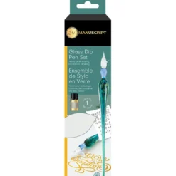 Manuscript Glass Dip Pen & Ink Set – Glasspenn og blekk