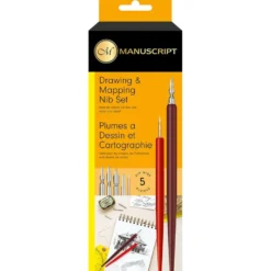 Manuscript Pen & nib sett Drawing /Mapping