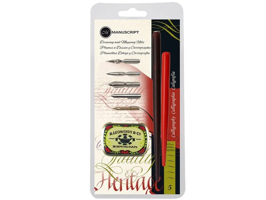 Manuscript Pen & nib sett Drawing /Mapping
