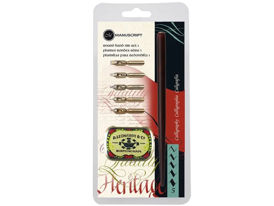 Manuscript Pen & nib sett Round Hand 1.