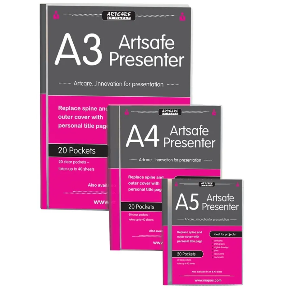 Mapac Artsafe Presenter 20 lommer – A3