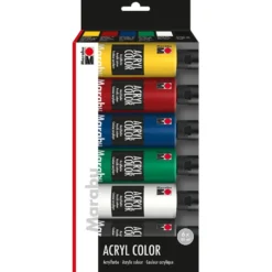 Marabu Acryl Color Malingssett 6 x 80ml