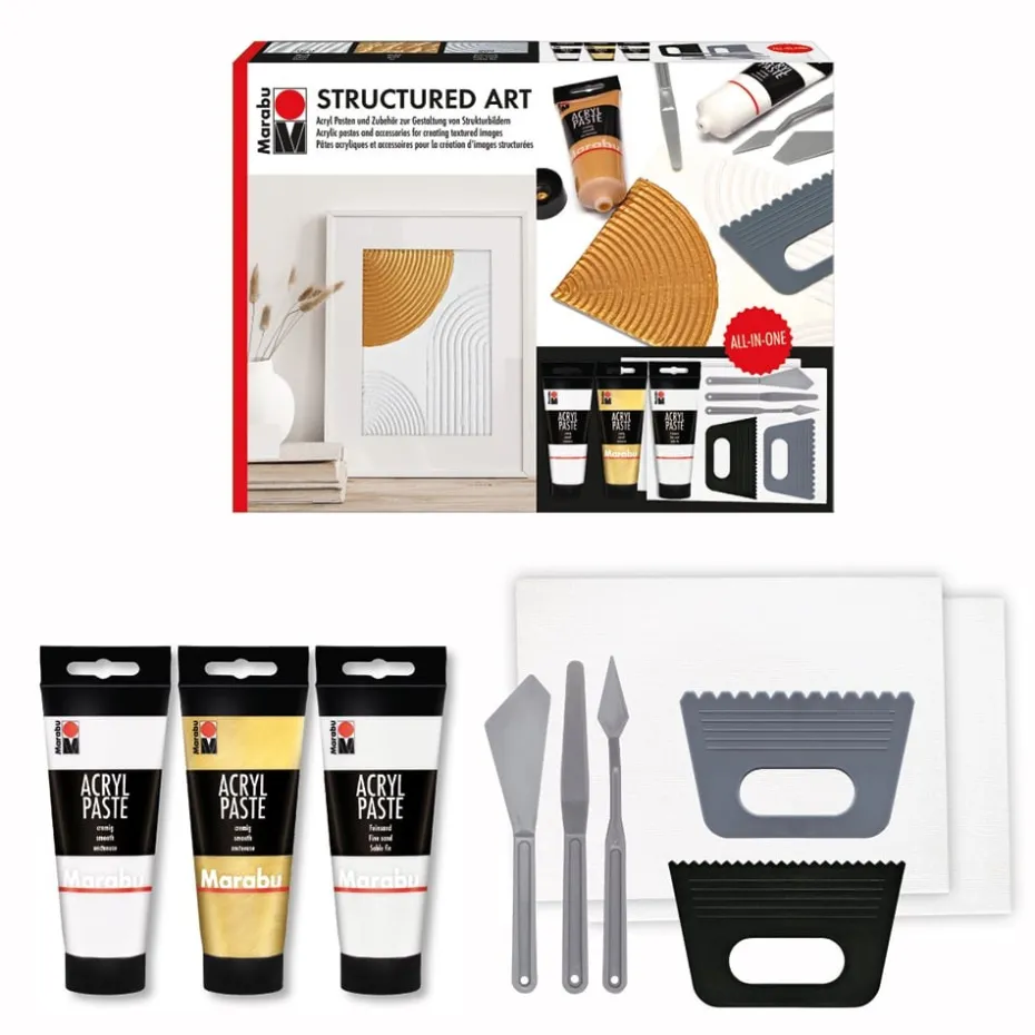 Marabu Acrylic Sett – Structured Art