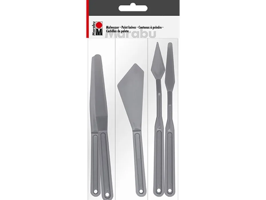 Marabu Acryl Maleknivsett – 5stk