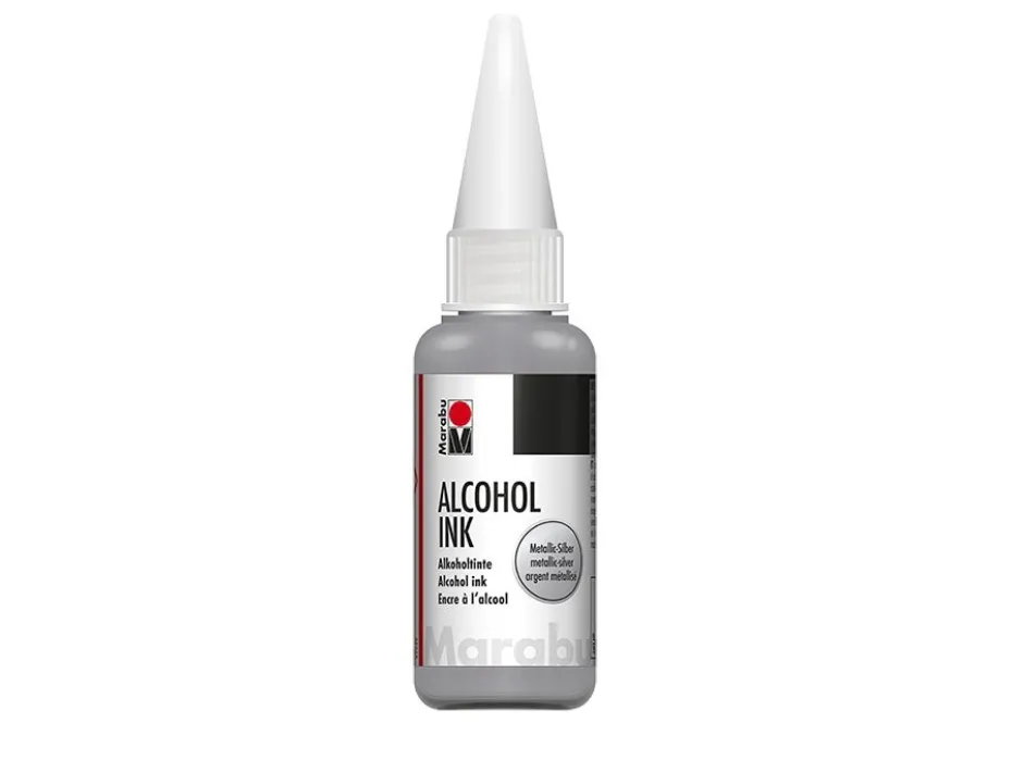 Marabu Alcohol Ink 20ml – 782 Metallic-silver