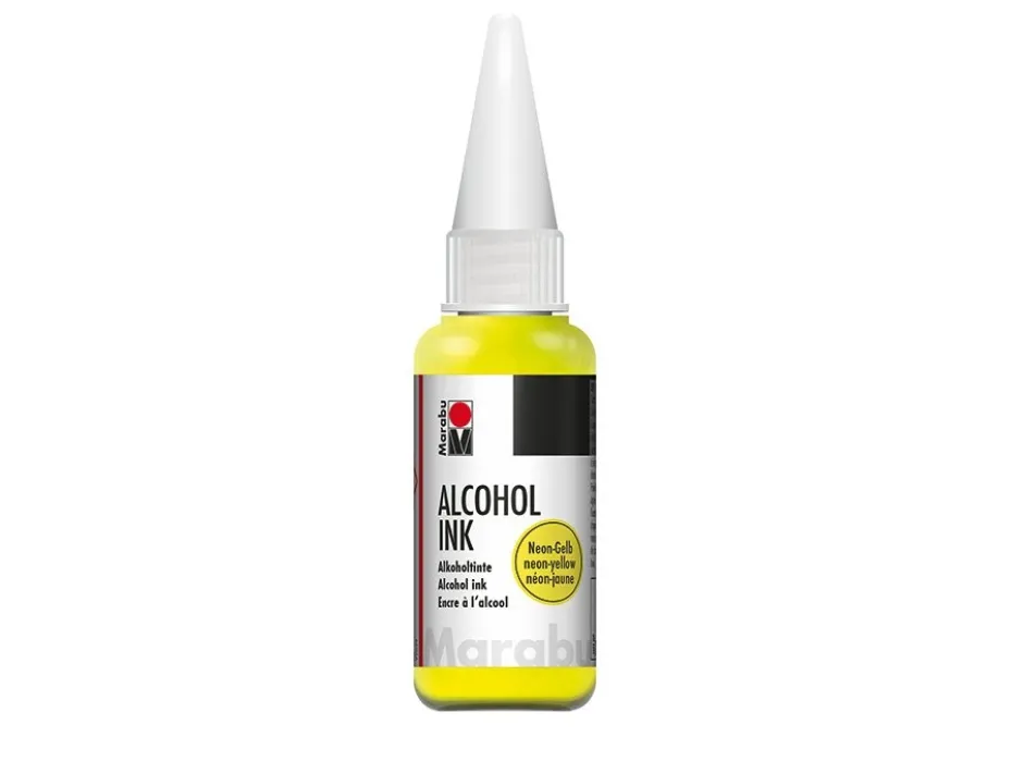 Marabu Alcohol Ink 20ml – 321 Neon Yellow