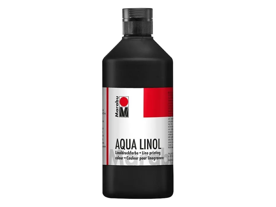 Marabu Aqua Lino 500ml – 073 Sort