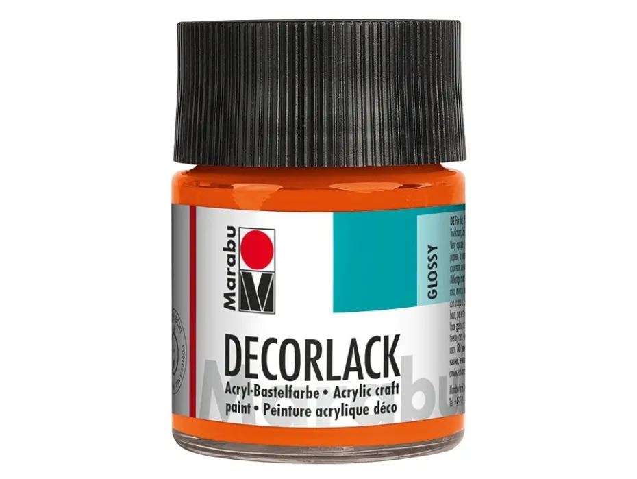 Marabu Decorlack Hobbymaling 50ml – 013 Orange