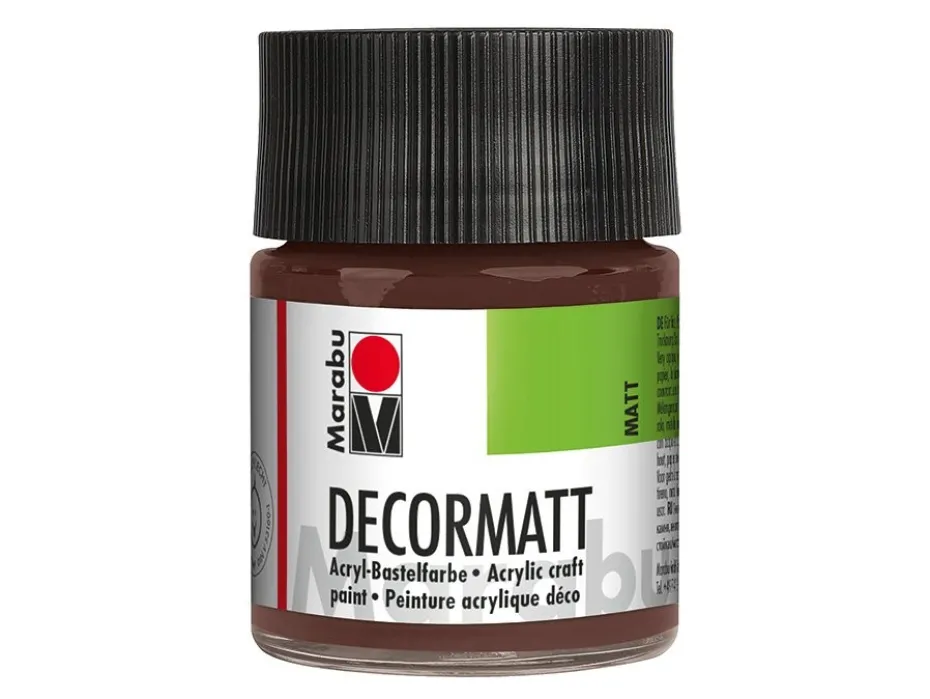 Marabu Decormatt Hobbymaling 50ml – 040 Mellombrun
