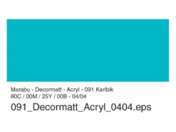Marabu Decormatt Hobbymaling 50ml – 091 Karibisk grønn