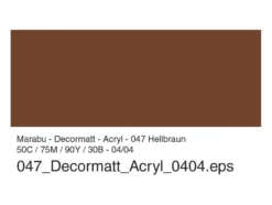 Marabu Decormatt Hobbymaling 50ml – 047 Lys brun