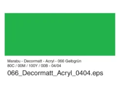 Marabu Decormatt Hobbymaling 50ml – 066 Gulgrønn