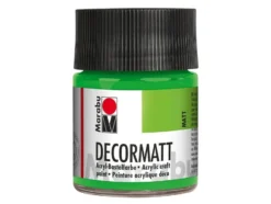 Marabu Decormatt Hobbymaling 50ml – 066 Gulgrønn