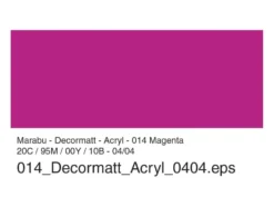 Marabu Decormatt Hobbymaling 50ml – 014 Magenta
