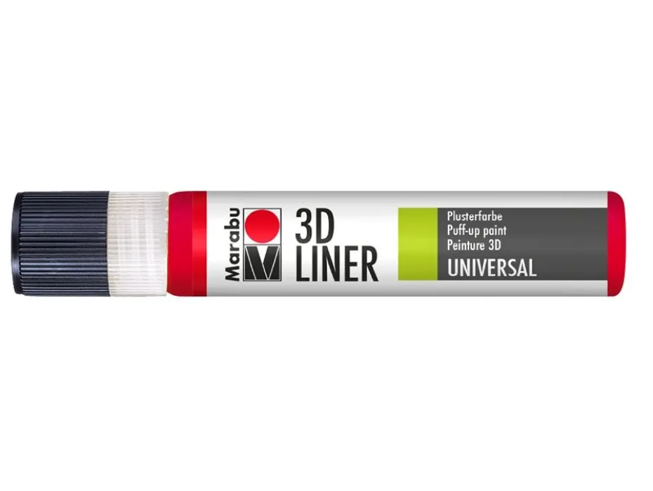 Marabu 3D Liner – 631 Kirsebærrød