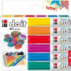 Marabu DO IT Hobbytusj Sett – 6stk