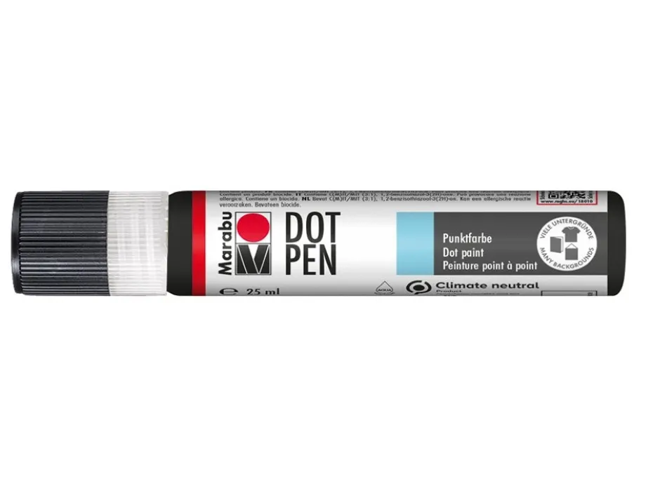 Marabu Dot Pen 25ml – 073 Black