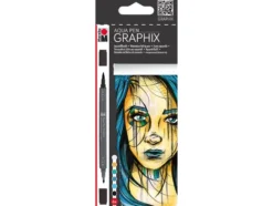 Marabu Graphix Aqua Pen – Metropolitan – 6stk