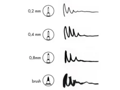 Marabu Graphix Fineliner – Black – 4stk
