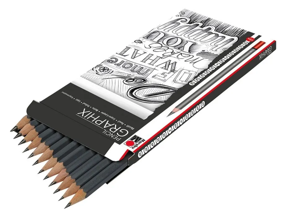 Marabu Graphix Pencil – 6B-5H – 12stk