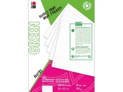 Marabu Green White A4 – 20 ark