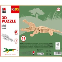 Marabu KiDS 3D Puzzle – Crocodile