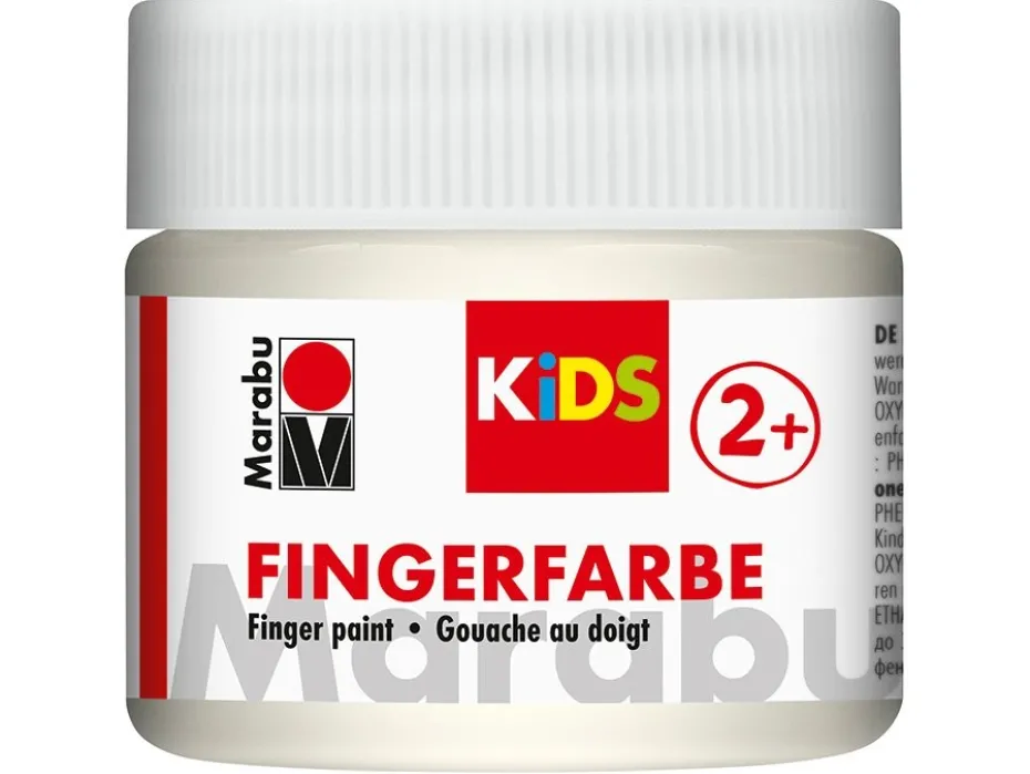Marabu KIDS Finger Paint 100ml – 070 Hvit
