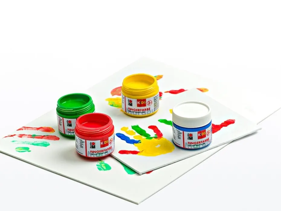 Marabu KIDS Finger Paint Set – 4x100ml