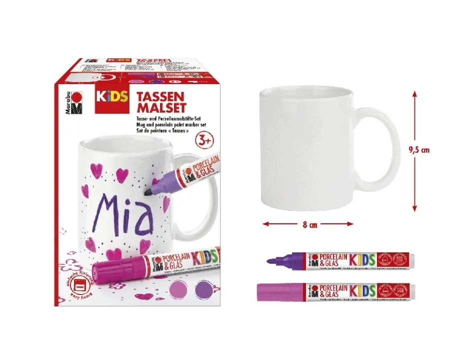 Marabu KIDS Porcelain & Glas Painter Sett – MIA