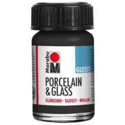 Marabu Porcelain & Glass Blank 15ml – 073 Sort