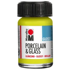 Marabu Porcelain & Glass Blank 15ml – 061 Reseda grønn