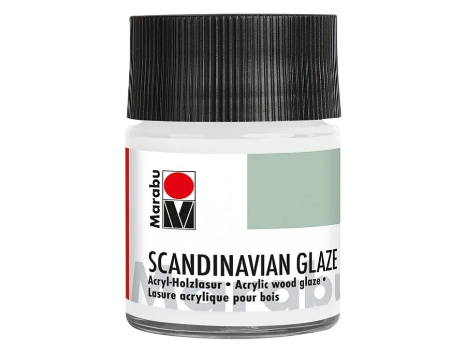 Marabu Scandinavian Glaze 50ml – 581 shimmer-silver
