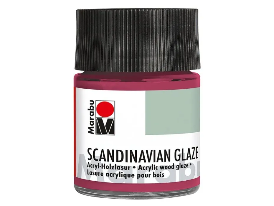 Marabu Scandinavian Glaze 50ml – 531 shimmer-red