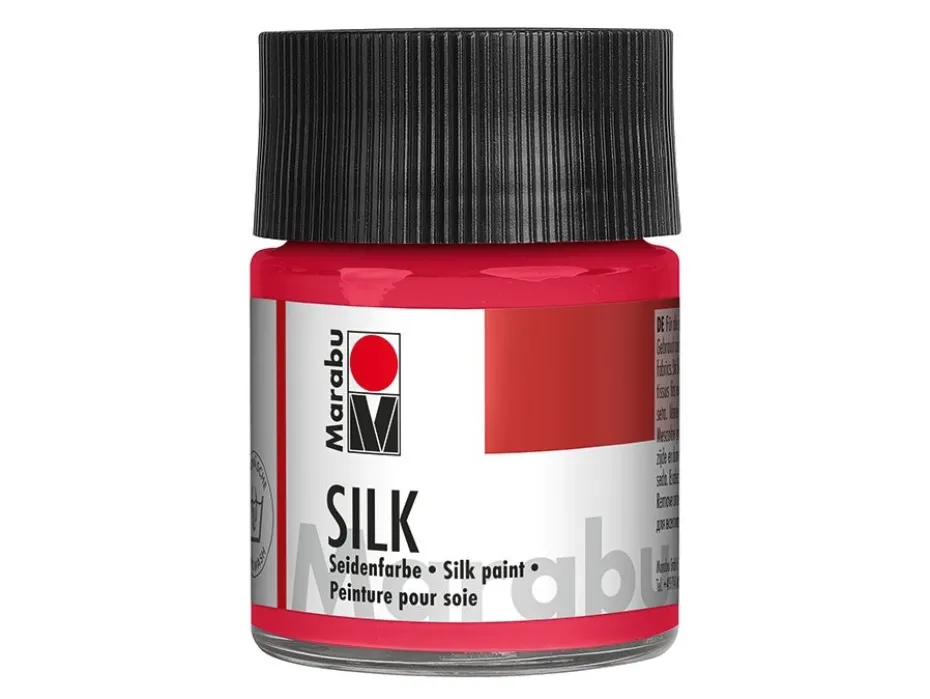Marabu Silk 50ml – 031 Kirsebærrød