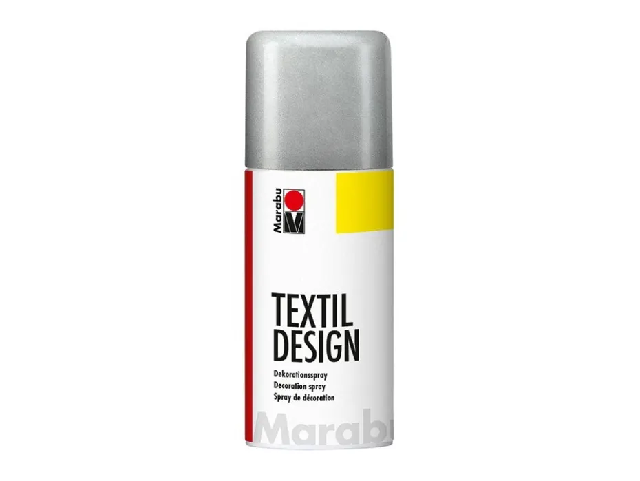 Marabu Textil Design Spray 150ml – 782 Metallic Silver