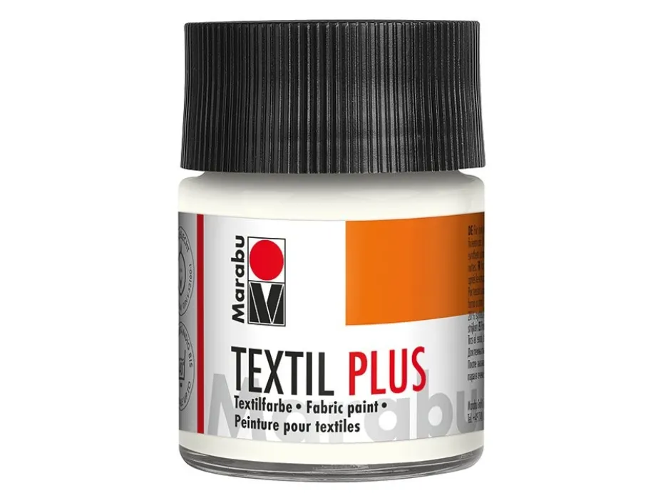 Marabu Textil Plus Tekstilmaling 50ml – 070 Hvit