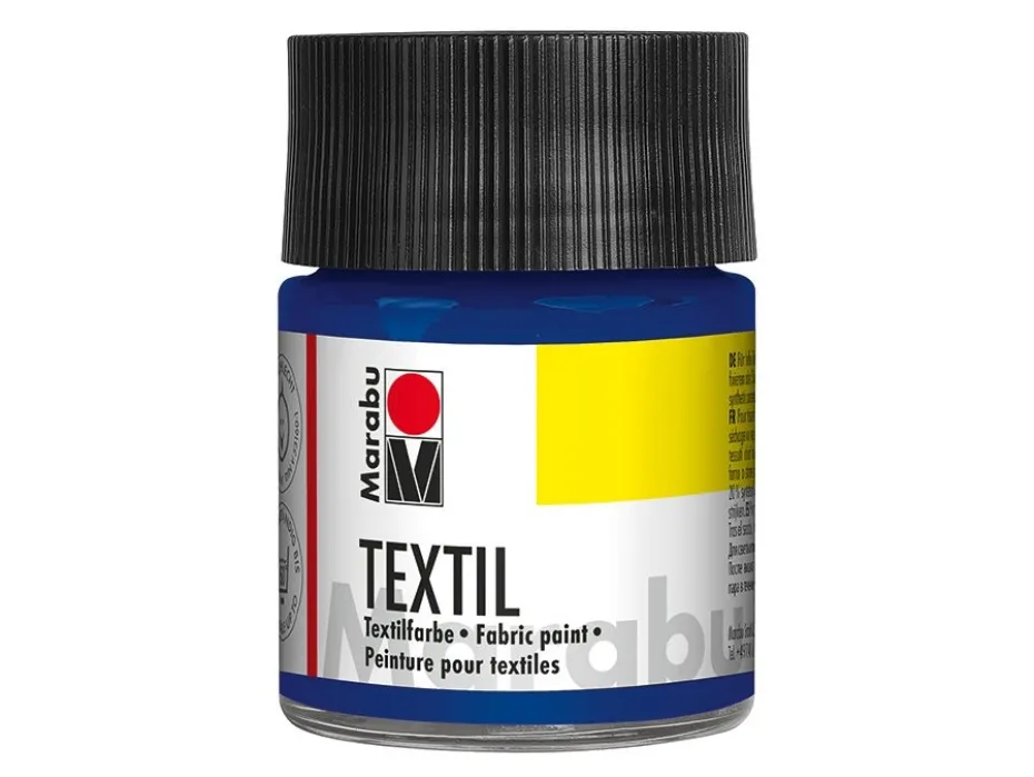 Marabu Textil Tekstilmaling 50ml – 052 Mellomblå