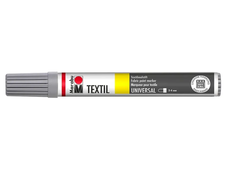 Marabu Textil Tekstiltusj 2-4mm – 078 Grå