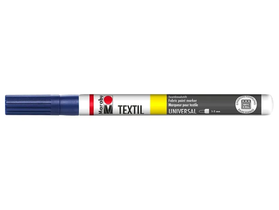 Marabu Textil Tekstiltusj 1-2mm – 053 Mørk blå