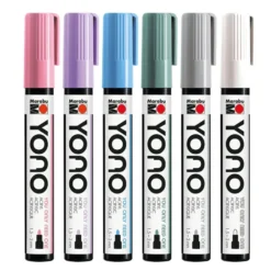 Marabu YONO Marker Sett 6stk – 1,5-3mm – PASTEL