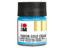 Marabu Yukon Gold Cream 50ml – 753 Metallic-light blue