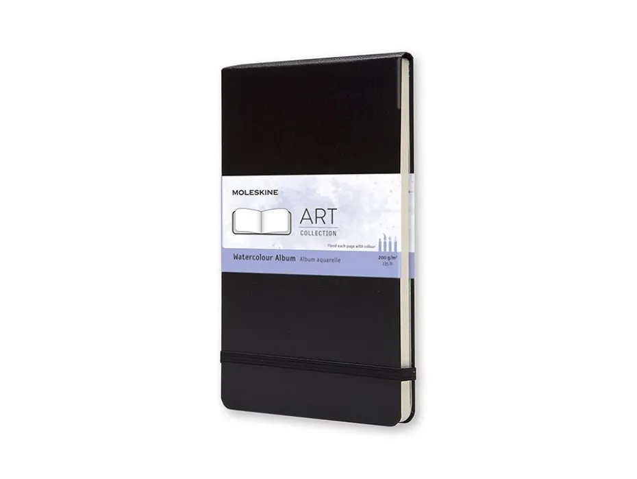 Moleskine Art Watercolor Album Hard L – Blank Black