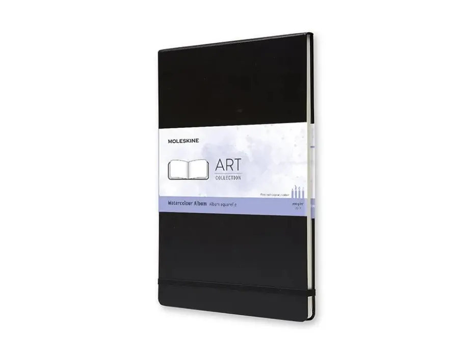 Moleskine Art Watercolor Album Hard A4 – Blank Black