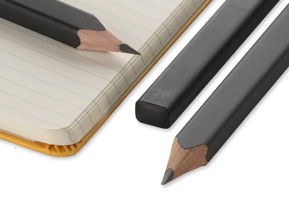 Moleskine Blyant 2B+HB 3stk – Black