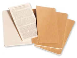 Moleskine Cahier Journal 3pk P – Blank Kraft Brown