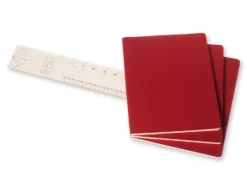 Moleskine Cahier Journal 3pk XL – Blank Cranberry Red