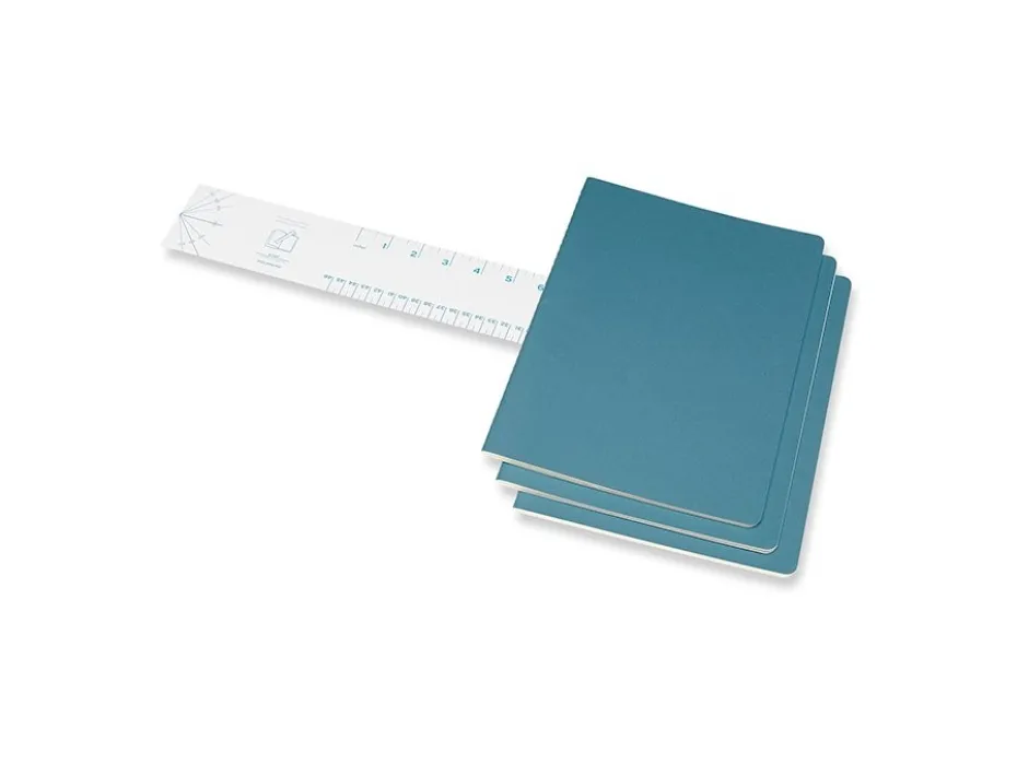 Moleskine Cahier Journal 3pk XL – Blank Brisk Blue