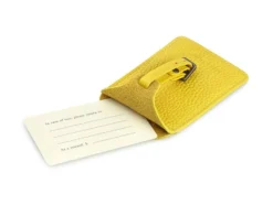 Moleskine Classic Leather Bagasje Tag – Dandelion Yellow