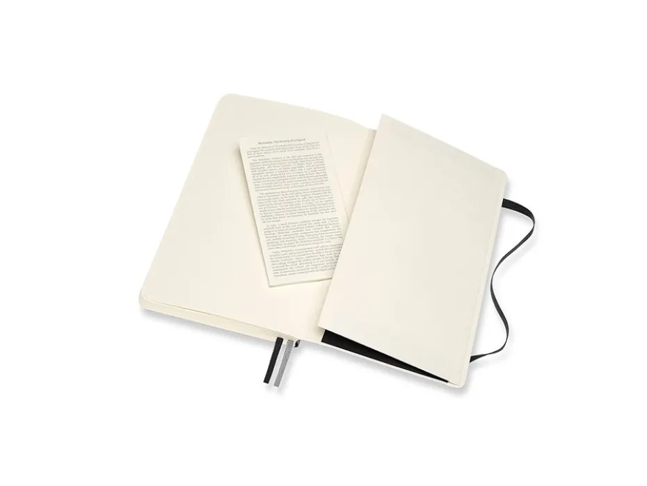 Moleskine Classic Notebook Expanded Soft L – Blank Black