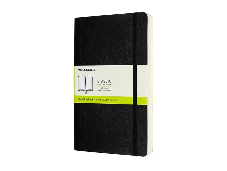 Moleskine Classic Notebook Expanded Soft L – Blank Black